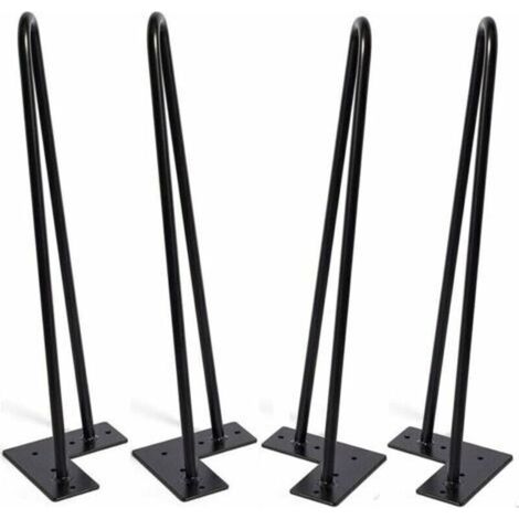 Haarnadel-Tischbeine 4 Stück, stabile 2-Draht-Konstruktion, Länge 30CM