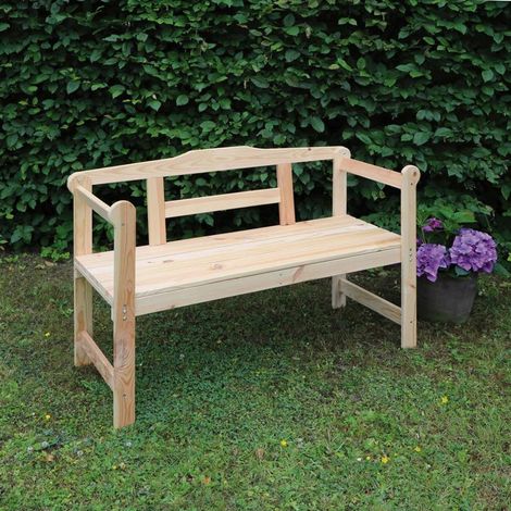 Friesenbank Kiefer natur unbehandelt, 118x45x78 cm