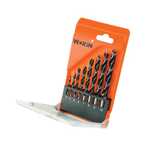 PUNTE TRAPANO LEGNO ASTUCCIO 751608 WOKIN - MM 3,0/10,0 CF=PZ 8- 5 confezioni