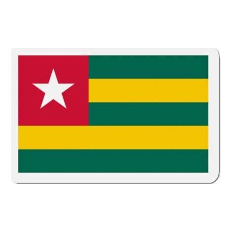 Aimants Drapeau Togo - Multicolore - 9 cm - Lot de 50 - Résine (1/2)