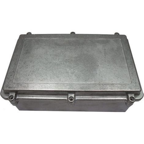 Boîtier RS PRO en Fonte d'aluminium, 274 x 173 x 100mm, Argent IP67, Blindé ( Prix pour 1 )