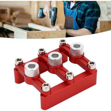3-in-1 Lochsäge für die Holzbearbeitung, mit Bohr- und Positionierungsfunktion für gerade 90°-Löcher zum Zusammenbau von Möbelplatten. (1/5)