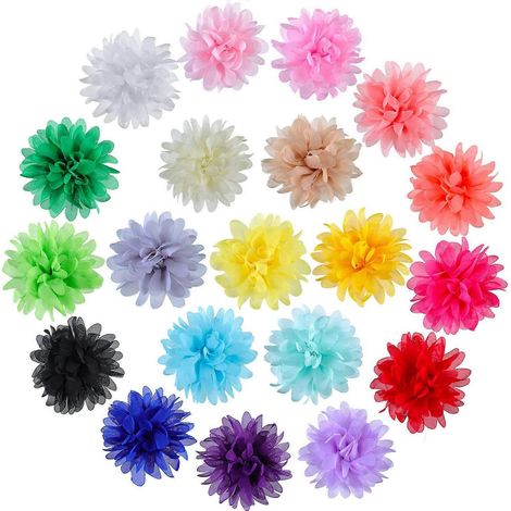 20 Pieces Dog Collar Flowers Pet Flower Bow Ties Multi-Color Dog Charms Flower for Puppy Dog Collar Grooming Accessories (10 cm/ 4 Inch) (1/5)