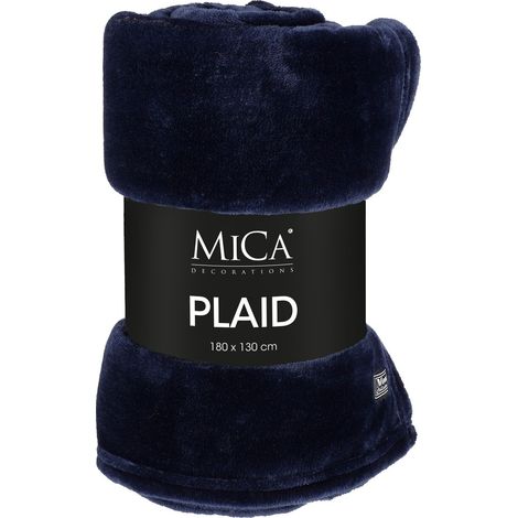 Mica Decorations Plaid Bleu foncé H1xl130xL180cm (1/5)