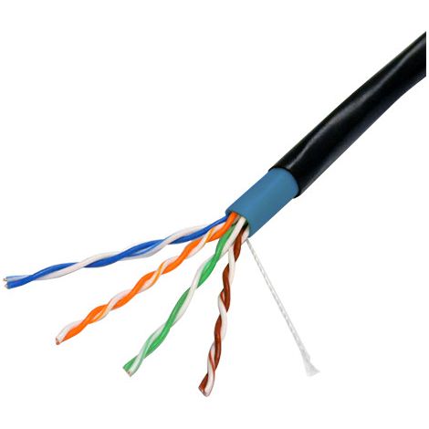 Cable Utp Cat5e Exterior Cca Negro (305m) Safire Utp5e-300-out-cca
