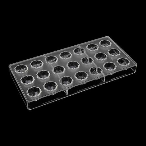 Stück Polycarbonat-Diamantform zum Selbermachen von Schokolade, Eiswürfeln und Gelee