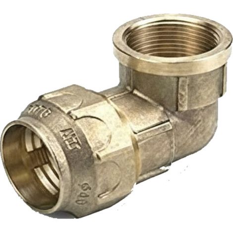 Raccordo femmina in ottone per tubi in polietilene Misura a scelta Pezzo in ottone Installazione acqua