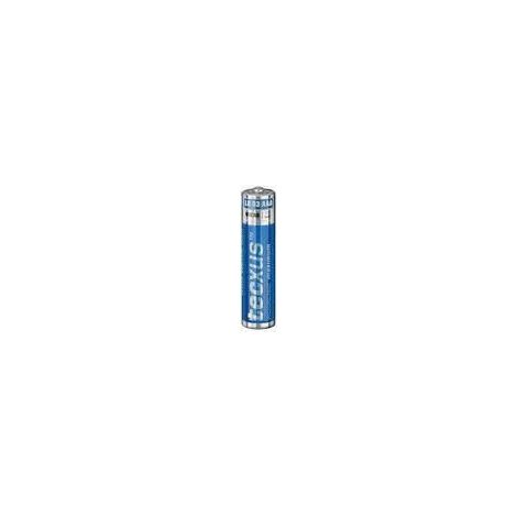 Tecxus LR 03 - AAA 24 (Micro) Single-Use Battery Alcalino - Pilas (Single-Use Battery, AAA, Alcalino, 1,5 V, 24 Pieza(s), Azul, Gris)
