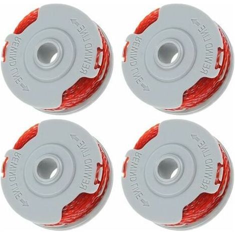GABRIELLE Lot de 4 Bobine Fil Coupe Bordure pour Flymo FLY021 Bobine de Fil Debroussailleuse Bobine de Rechange pour flymo Coupe Bordure 36ft/1,5 mm (1/5)