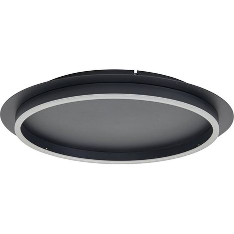 Lindby LED 'Kunis' in Nero da Plastica