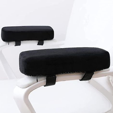 Extra dickes 5 cm Armlehnenkissen für Büro- oder Gaming-Stühle, mit Memory-Schaum-Kissen, 2er-Set.