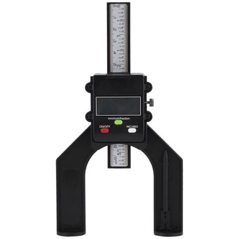 Jauge de Profondeur Numérique 0-80mm Jauge de Profondeur INC/ABS Haute Précision en Plastique d'Ingénierie avec Pieds Magnétiques Autonomes (1/5)