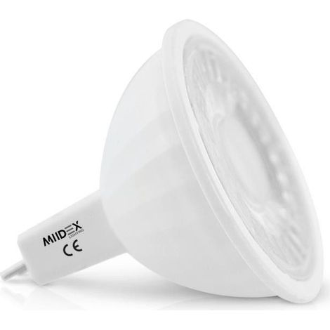 Bomba LED GU5.3 Spot 5W regulable en intensidad Rojo Miidex Lighting® (1/4)