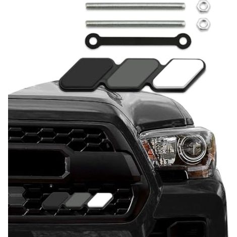 Beyamis Convient aux Toyota Tacoma et 4Runner tricolores avec logo Net gris (1/5)