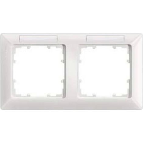 Siemens Gamme d'interrupteurs x2 Cadre Delta blanc 5TG25521 1 pc(s) (1/2)
