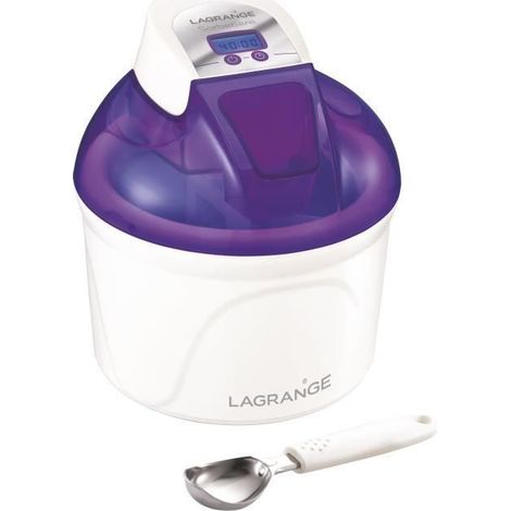 LAGRANGE 409004 Sorbetiere électronique 1,2 L - Myrtille (1/2)