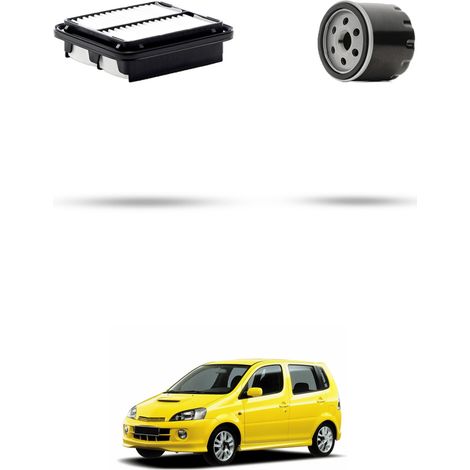 Kit tagliando 2 filtri compatibile con Daihatsu YRV 1.0 43KW dal 2002 (1/3)