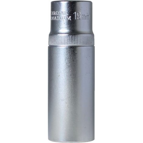 Manguito 1/2" 13mm 6kt. larga FORTIS