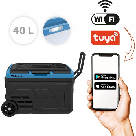FRIGORIFERO CONGELATORE PER AUTO A COMPRESSORE 12V/230V 40L SMART