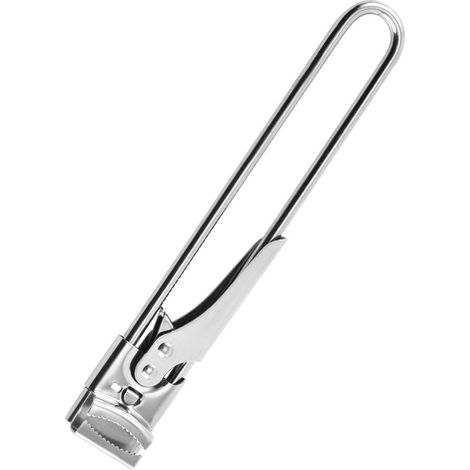 Ouvre-boîte, ouvre-bouteille manuel réglable en acier inoxydable, outil de préhension pour retirer le couvercle des boîtes de conserve (1/5)