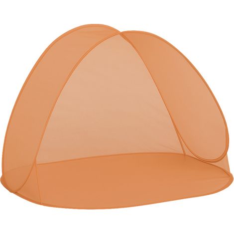 Linder Exclusiv Selbsttragendes faltbares Strandzelt Orange