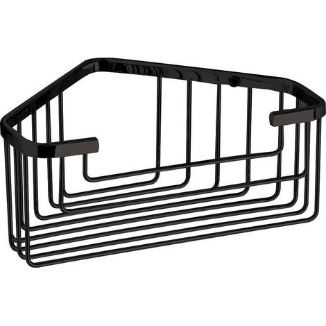 GEDY 2483 ANGOLIERA P/DOCCIA FILO ACC NERO OP