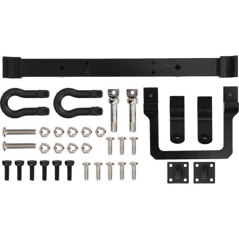 Frontstoßstange mit Schlaufe für RC-Modelle, kompatibel mit MN90, MN90K, MN91, MN91K, MN45, MN45K, MN96, MN99, MN99S, MN40 – Schwarz (1/5)