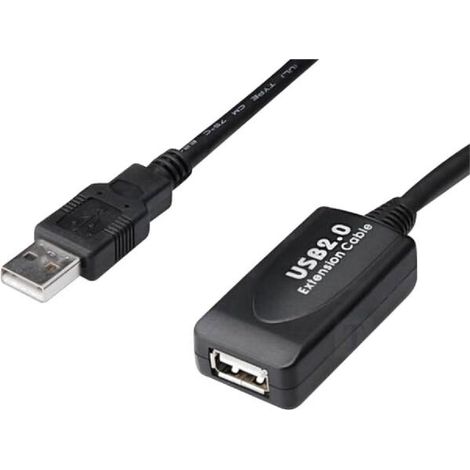 Cable USB 2.0 USB A femelle vers USB A male 10m 480Mbps
