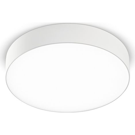 Plafonnier Gpl262C En Aluminium Blanc Mat 30W Led Intégrée 3000K Lumière Chaude - Gealuce Design Moderne Pour Éclairage Intérieur (1/2)