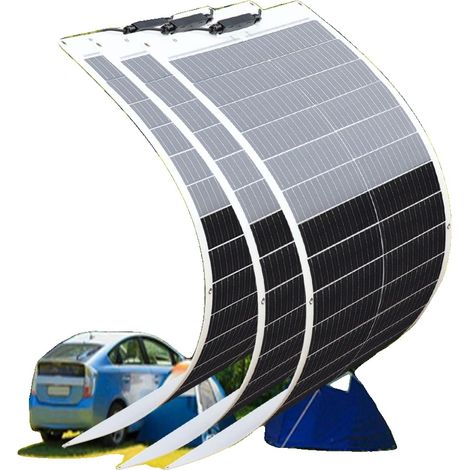Panneau Photovoltaïque, Monocristallin, Design Flexible, 300w 3pcs 100w (1/2)