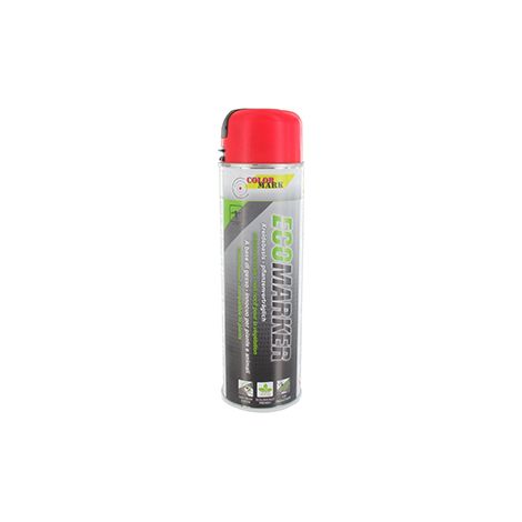 Segna Gesso in Aerosol 500 ml - Rosso Fluo. Per realizzare segnaletiche che devono rimanere visibili per poco tempo. In Ra