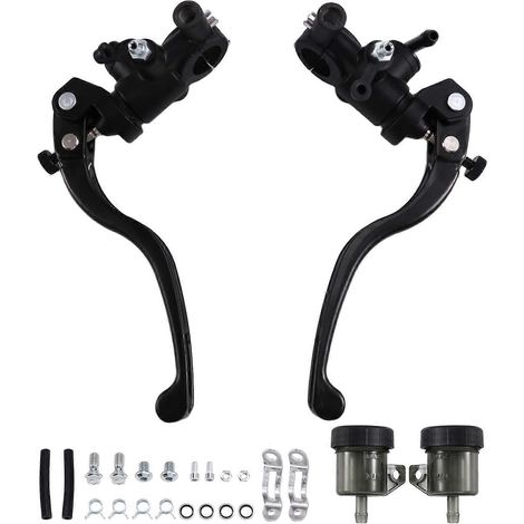 17,5-mm-Motorradbrems- und Kupplungshebel, 22-mm-Universal-Hydraulik-Hauptbremszylinder – SFYGV (1/5)
