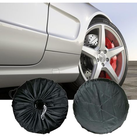 Housse de pneu en tissu Oxford, housse de roue de secours universelle, housse de protection contre la poussière pour pneu de voiture, sac de rangement de protection (1/5)
