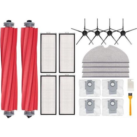 Pièces De Rechange Aspirateur - Hepa - Brosse Latérale - Filtre - Serpillière - Sac À Poussière - Pour Aspirateurs Domestiques - 21 Pièces (1/5)
