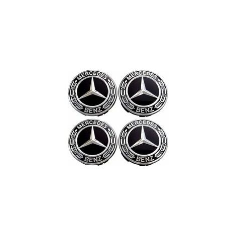Lot de 4 enjoliveurs de roue pour Mercedes Benz 75 mm, accessoires de voiture ABS (1/5)