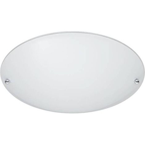 PLAFONIERA LANA VETRO SATINATO E27 D 25 CM