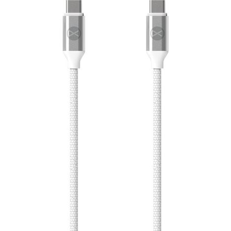 FOREVER USB-C ZU USB-C Datenkabel Ladekabel 1,2M 3A 20W Weiß (1/2)