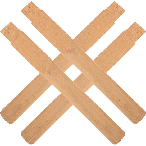 Lot de 4 Manches de Hachette en Bois 31,7 Cm, Remplacement Manche Hachette pour Outils de Jardin, Poignée Remplaçable Antidérapante, Adaptées Camping et Travaux (1/5)