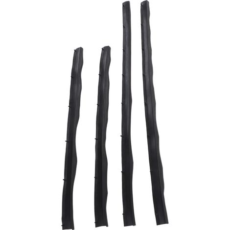 Bandes d'étanchéité inférieures de porte avant et arrière 1C3Z-26253A24-A, remplacement compatible Ford F-450 F-650 F-750 Excursion, joints en caoutchouc anti-bruit et poussière (1/5)