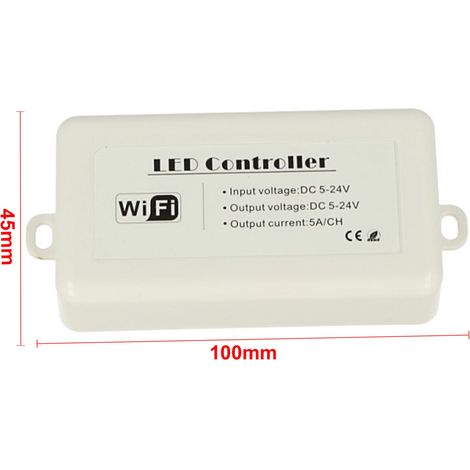 WiFi Mini Centralina Led Dimmer CCT RGB Controller Domotica Con iOS Android 12V 24V 5AX3 (1/3)