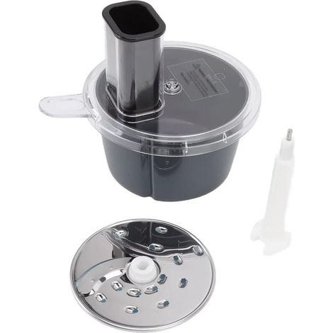 Debuns – Gemüsereibe für Thermomix TM6 – Multifunktionsdeckel – Kompatibel mit TM5 und TM6 – Material: ABS und Edelstahl – Spülmaschinenfest (1/5)