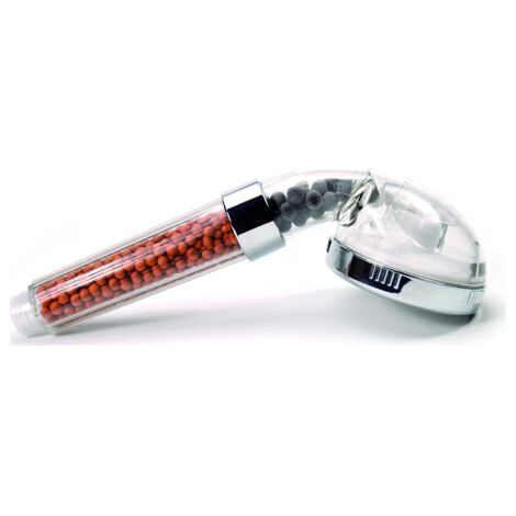 Pommeau de douche anticalcaire Pommeau de douche économique Jets d'eau modulaires 2 niveaux de filtration (1/5)