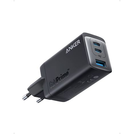 Anker USB C Ladegerät, Anker 735 Charger GaNPrime 65W, PPS 3-Port schnelles Netzteil (Ohne Ladekabel) (1/5)