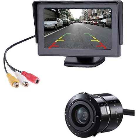 Caméra de recul pour voiture avec écran de stationnement de 4,3 pouces -919 (1/5)