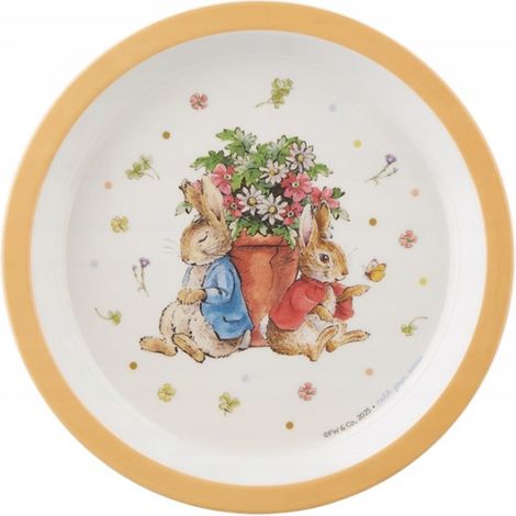Plato de melamina AL07, color claro petit jour paris, Peter Rabbit (1/5)