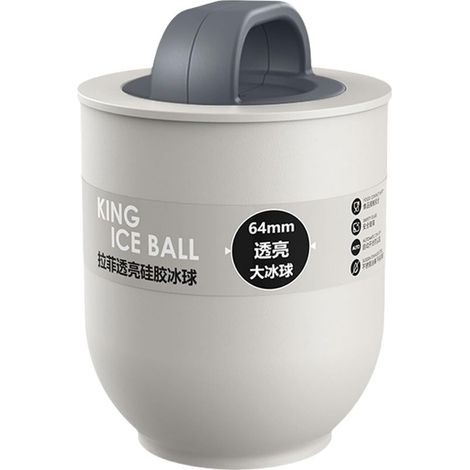 à glaçons - Grand bac rond En silicone Réutilisable (1/5)