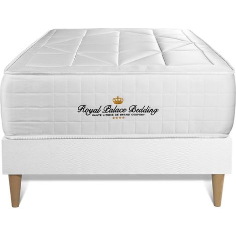 kit rete e materasso matrimoniale Windsor 90 x 190cm - Spessore : 26cm - memory foam e molle insacchettate - Bilanciato
