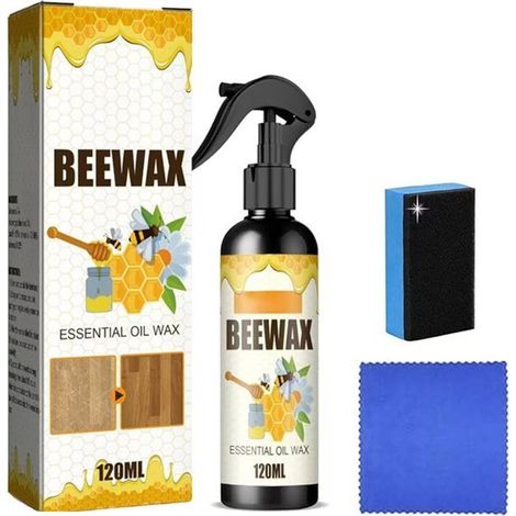 Haushalts-Bienenwachsöl zur Möbelpflege, Pflege von Mahagoni-Massivholzböden, Wachsspray zum Renovieren, Polieren, Kratzschutz und zur Pflege (1/5)