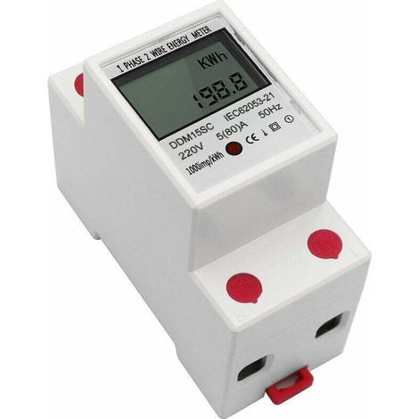 Compteur D'énergie électrique, Moniteur De Consommation D'énergie, 5-80A 220V 50Hz (1/5)