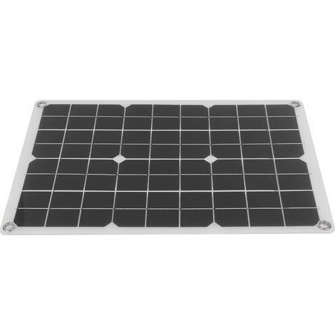 50-W-Faltbares monokristallines Solarpanel mit zwei USB-Anschlüssen zum Laden im Campingwagen, Auto, Boot und im Freien (1/5)